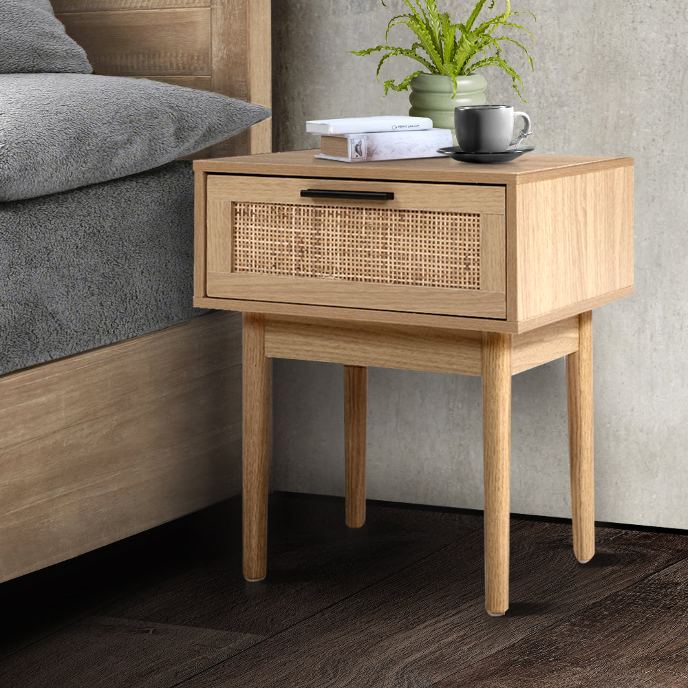 _label_, DSZ Product, feed-cond-new, feed-sl-free shipping, free-shipping, newArtiss Bedside Tables Side Table Rattan Drawers Nightstand - Premium Furniture > Bedroom > Bedside Tables from Artiss ! Shop Online Buy Now at S & D's Value Store Family Business Best Customer Service_label_, DSZ Product, feed-cond-new, feed-sl-free shipping, free-shipping, new