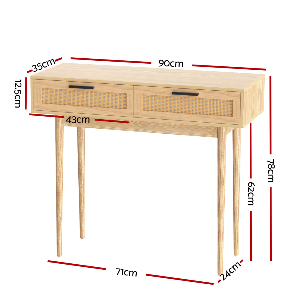 DSZ Product, feed-cond-new, feed-sl-DSZ Freight Payable, newArtiss Console Table 2 Rattan Drawers - Premium Furniture > Living Room > TV Units from Artiss ! Shop Online Buy Now at S & D's Value Store Family Business Best Customer ServiceDSZ Product, feed-cond-new, feed-sl-DSZ Freight Payable, new