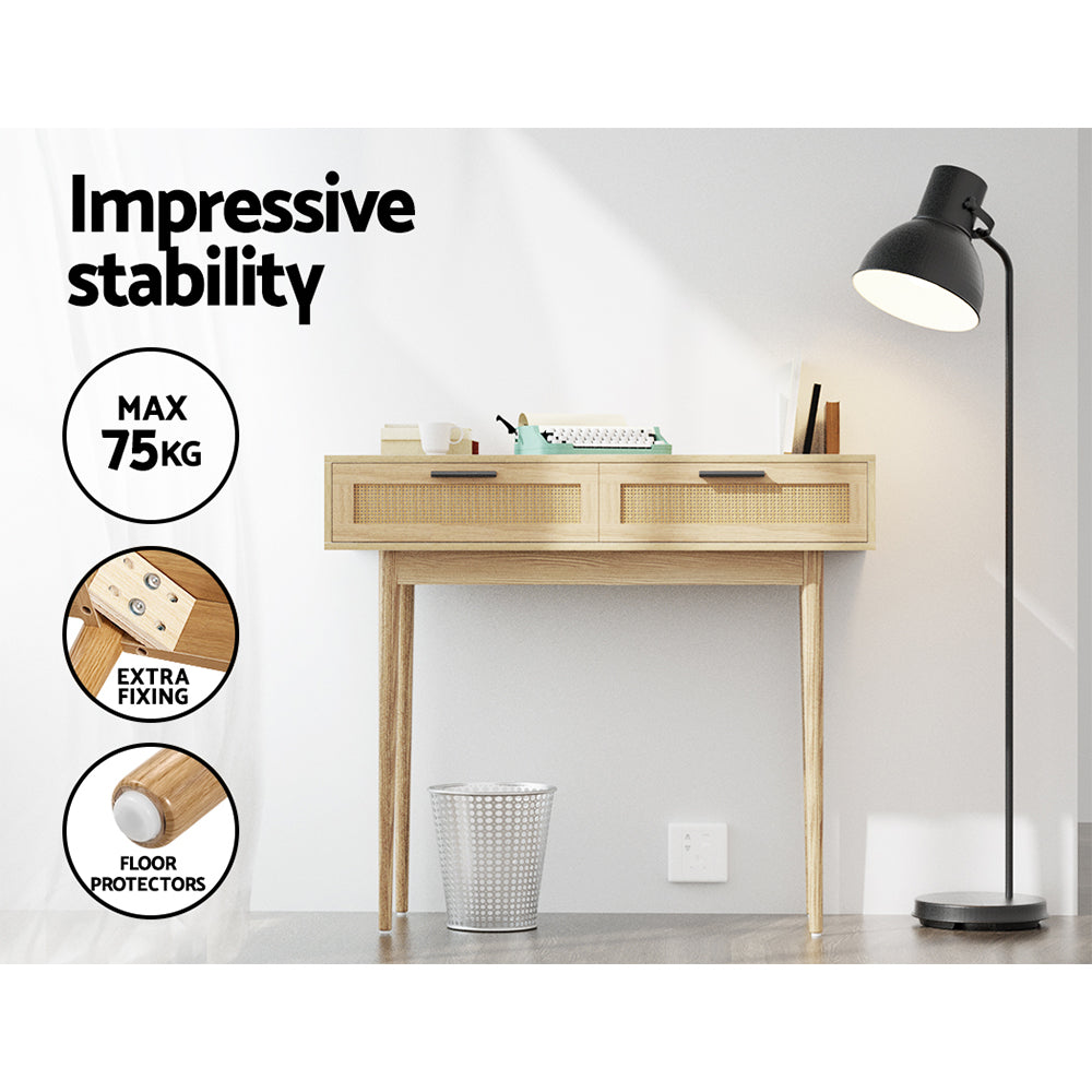 DSZ Product, feed-cond-new, feed-sl-DSZ Freight Payable, newArtiss Console Table 2 Rattan Drawers - Premium Furniture > Living Room > TV Units from Artiss ! Shop Online Buy Now at S & D's Value Store Family Business Best Customer ServiceDSZ Product, feed-cond-new, feed-sl-DSZ Freight Payable, new