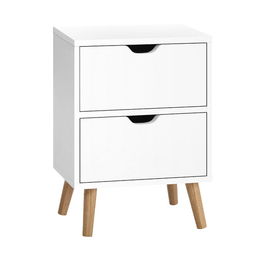 _label_, DSZ Product, feed-cond-new, feed-sl-free shipping, free-shipping, newArtiss Bedside Table 2 Drawers - Boden White - Premium Furniture > Bedroom > Bedside Tables from Artiss ! Shop Online Buy Now at S & D's Value Store Family Business Best Customer Service_label_, DSZ Product, feed-cond-new, feed-sl-free shipping, free-shipping, new