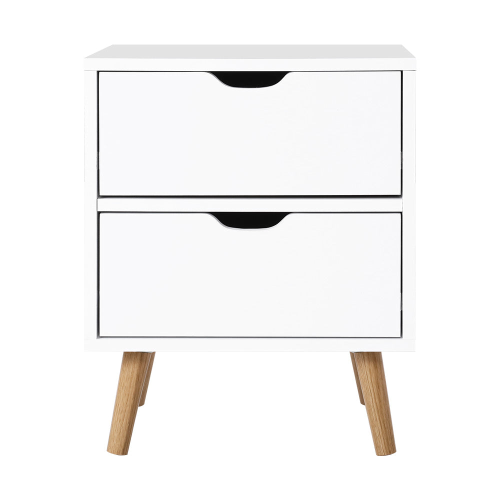 _label_, DSZ Product, feed-cond-new, feed-sl-free shipping, free-shipping, newArtiss Bedside Table 2 Drawers - Boden White - Premium Furniture > Bedroom > Bedside Tables from Artiss ! Shop Online Buy Now at S & D's Value Store Family Business Best Customer Service_label_, DSZ Product, feed-cond-new, feed-sl-free shipping, free-shipping, new