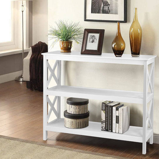 DSZ Product, feed-cond-new, feed-sl-DSZ Freight Payable, newArtiss Console Table 3 - Tier White Polly - Premium Furniture > Living Room > Side Tables from Artiss ! Shop Online Buy Now at S & D's Value Store Family Business Best Customer ServiceDSZ Product, feed-cond-new, feed-sl-DSZ Freight Payable, new