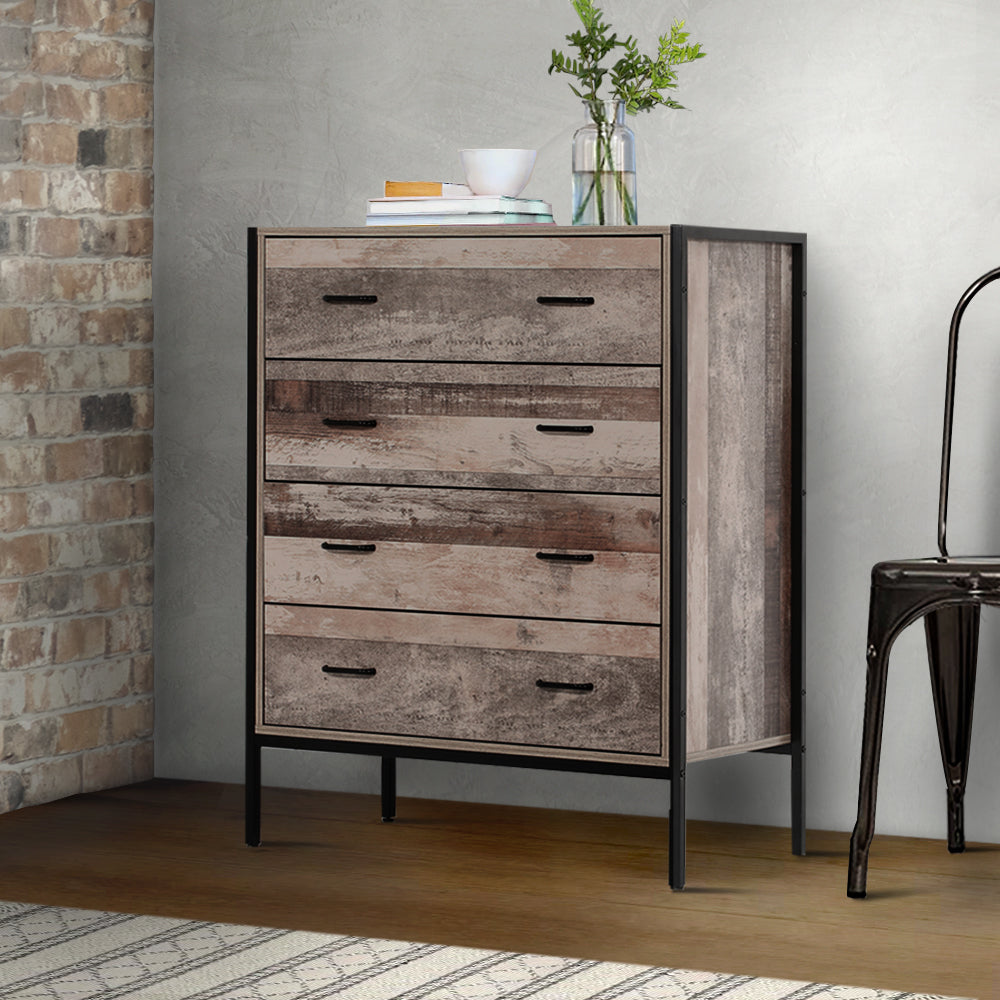 DSZ Product, feed-cond-new, feed-sl-DSZ Freight Payable, newArtiss 4 Chest Of Drawers - Barnly - Premium Furniture > Bedroom > Dressers from Artiss ! Shop Online Buy Now at S & D's Value Store Family Business Best Customer ServiceDSZ Product, feed-cond-new, feed-sl-DSZ Freight Payable, new