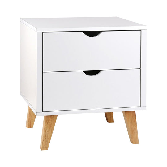 DSZ Product, feed-cond-new, feed-sl-DSZ Freight Payable, newArtiss Bedside Table 2 Drawers - Anders White - Premium Furniture > Bedroom > Bedside Tables from Artiss ! Shop Online Buy Now at S & D's Value Store Family Business Best Customer ServiceDSZ Product, feed-cond-new, feed-sl-DSZ Freight Payable, new