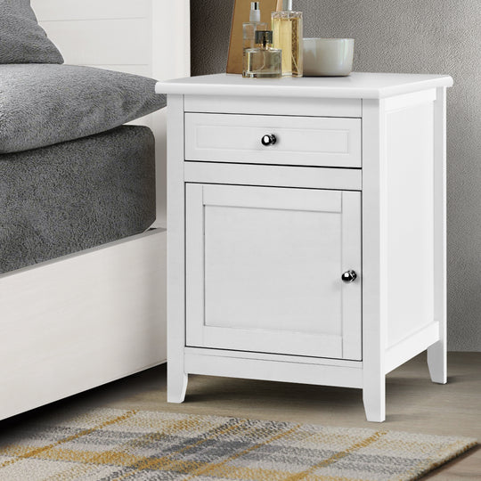 _label_, DSZ Product, feed-cond-new, feed-sl-free shipping, free-shipping, newArtiss Bedside Tables Side Table Drawers Nightstand White - Premium Furniture > Living Room > Bookcases & Shelves from Artiss ! Shop Online Buy Now at S & D's Value Store Family Business Best Customer Service_label_, DSZ Product, feed-cond-new, feed-sl-free shipping, free-shipping, new