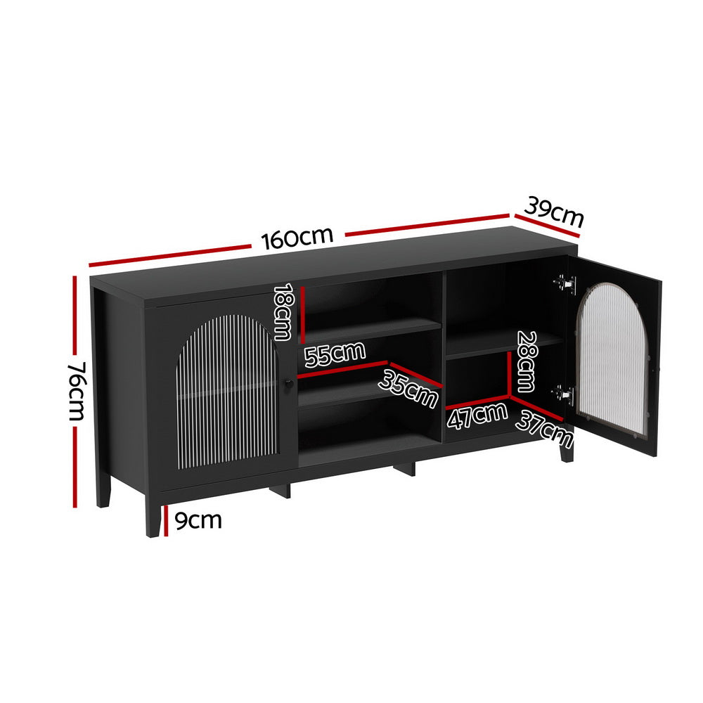 DSZ Product, feed-cond-new, feed-sl-DSZ Freight PayableArtiss Buffet Sideboard Shelves Double Doors - Black - Premium Furniture > Dining > Buffets & Sideboards from Artiss ! Shop Online Buy Now at S & D's Value Store Family Business Best Customer ServiceDSZ Product, feed-cond-new, feed-sl-DSZ Freight Payable