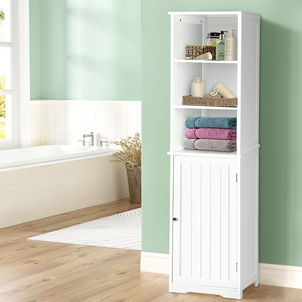 Artiss Bathroom Cabinet Storage 160Cm White