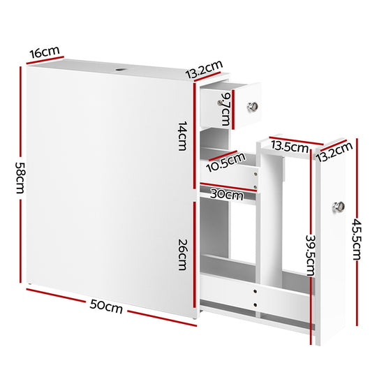 _label_, DSZ Product, feed-cond-new, feed-sl-free shipping, free-shipping, newArtiss Bathroom Storage Cabinet Tissue Holder - Premium Furniture > Bathroom > Bathroom Cabinets, Cupboards & Storage from Artiss ! Shop Online Buy Now at S & D's Value Store Family Business Best Customer Service_label_, DSZ Product, feed-cond-new, feed-sl-free shipping, free-shipping, new