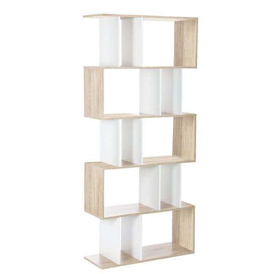 DSZ Product, feed-cond-new, feed-sl-DSZ Freight Payable, newArtiss Bookshelf 5 Tiers - Rita White And Oak - Premium Furniture > Living Room > Bookcases & Shelves from Artiss ! Shop Online Buy Now at S & D's Value Store Family Business Best Customer ServiceDSZ Product, feed-cond-new, feed-sl-DSZ Freight Payable, new