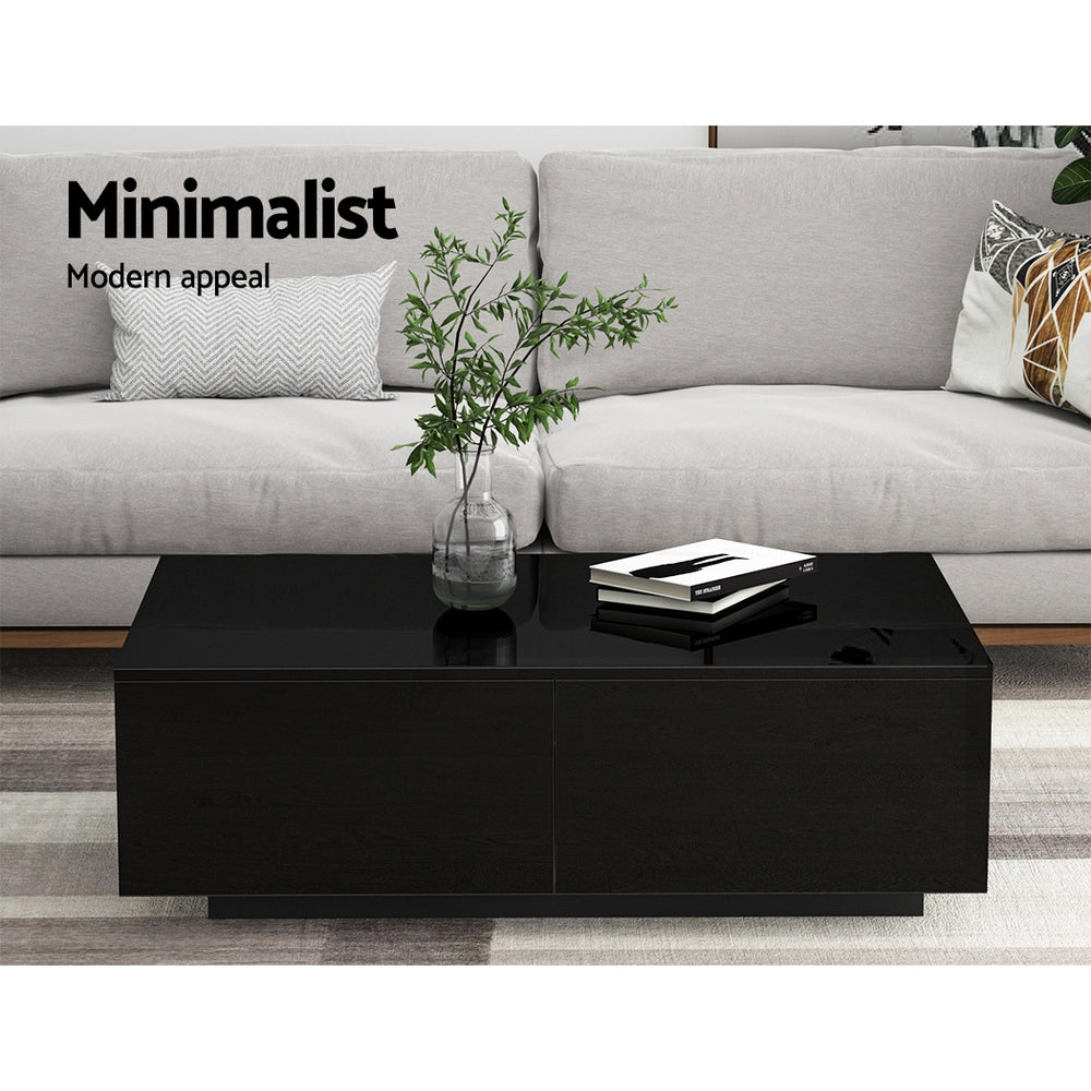 DSZ Product, feed-cond-new, feed-sl-DSZ Freight Payable, newArtiss Coffee Table 4 Drawers Black Trevi - Premium Furniture > Living Room > Coffee Tables from Artiss ! Shop Online Buy Now at S & D's Value Store Family Business Best Customer ServiceDSZ Product, feed-cond-new, feed-sl-DSZ Freight Payable, new