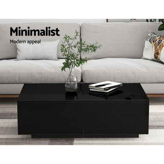 DSZ Product, feed-cond-new, feed-sl-DSZ Freight Payable, newArtiss Coffee Table 4 Drawers Black Trevi - Premium Furniture > Living Room > Coffee Tables from Artiss ! Shop Online Buy Now at S & D's Value Store Family Business Best Customer ServiceDSZ Product, feed-cond-new, feed-sl-DSZ Freight Payable, new