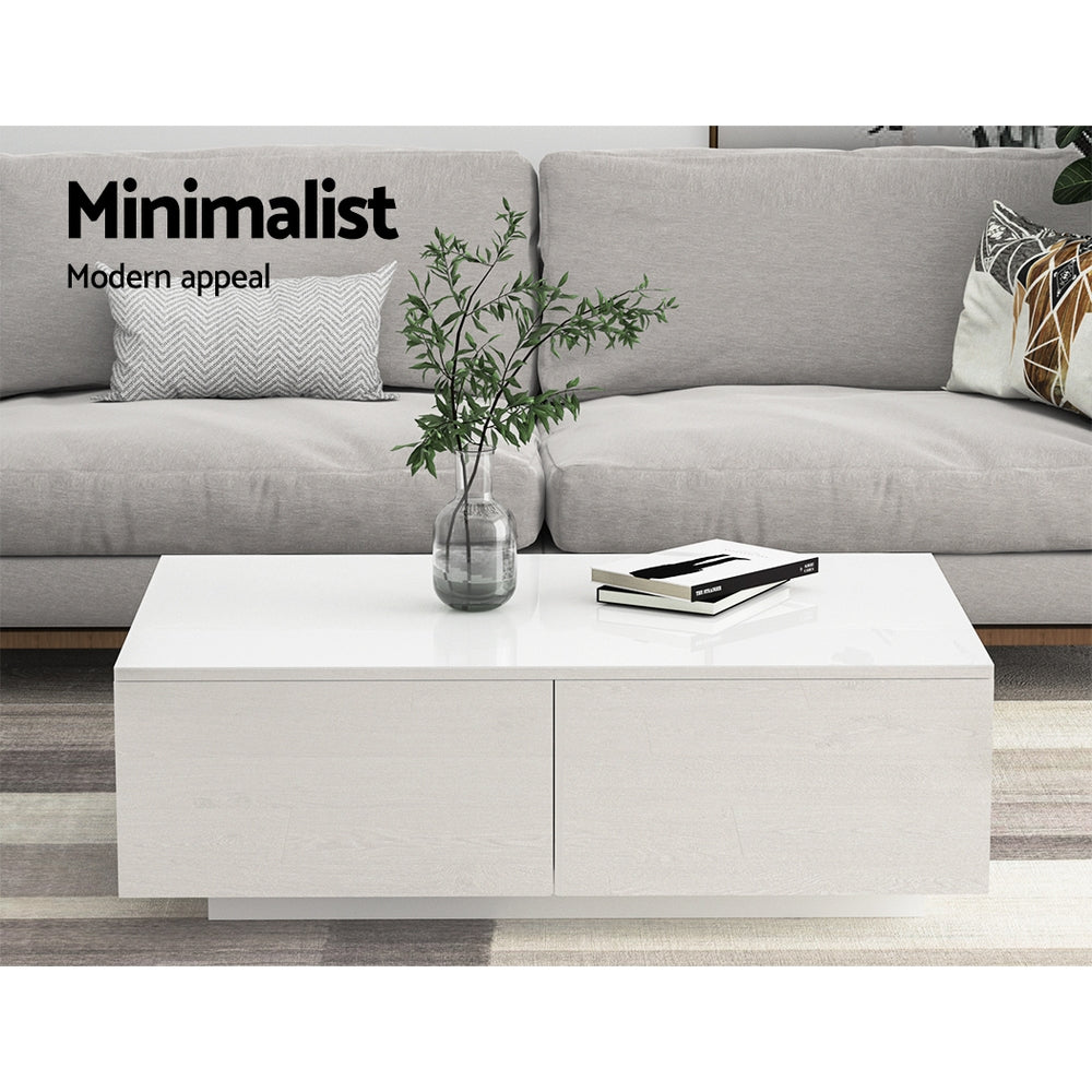 DSZ Product, feed-cond-new, feed-sl-DSZ Freight Payable, newArtiss Coffee Table 4 Drawers White Trevi - Premium Furniture > Living Room > Coffee Tables from Artiss ! Shop Online Buy Now at S & D's Value Store Family Business Best Customer ServiceDSZ Product, feed-cond-new, feed-sl-DSZ Freight Payable, new