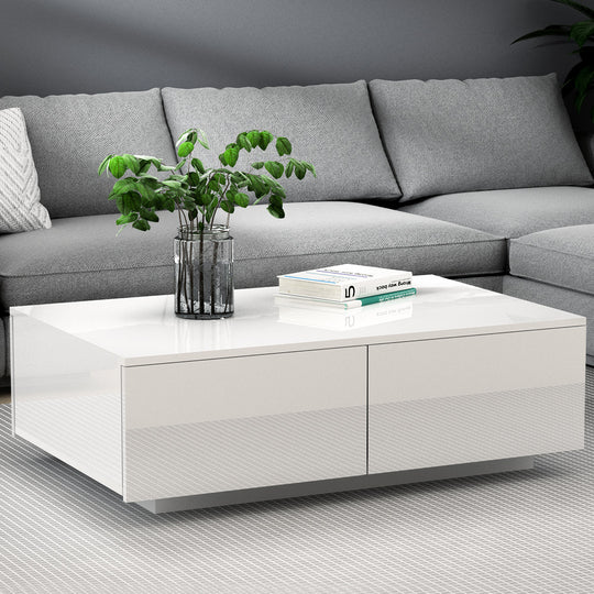 DSZ Product, feed-cond-new, feed-sl-DSZ Freight Payable, newArtiss Coffee Table 4 Drawers White Trevi - Premium Furniture > Living Room > Coffee Tables from Artiss ! Shop Online Buy Now at S & D's Value Store Family Business Best Customer ServiceDSZ Product, feed-cond-new, feed-sl-DSZ Freight Payable, new