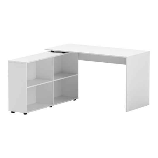 Artiss Computer Desk Bookshelf White 130Cm