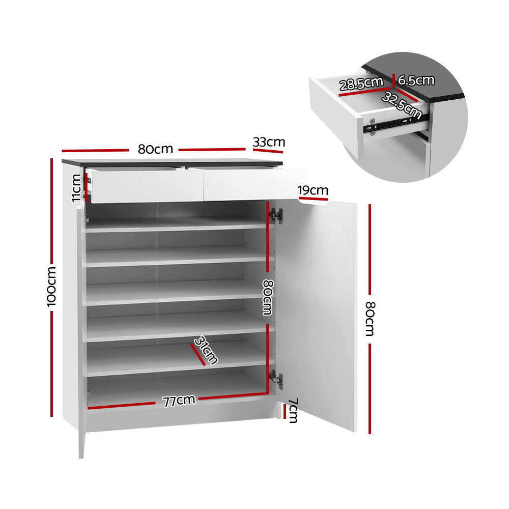 DSZ Product, feed-cond-new, feed-sl-DSZ Freight Payable, newArtiss Shoe Rack Cabinet 30 Pairs White Eve - Premium Furniture > Living Room > Shoe Storage from Artiss ! Shop Online Buy Now at S & D's Value Store Family Business Best Customer ServiceDSZ Product, feed-cond-new, feed-sl-DSZ Freight Payable, new