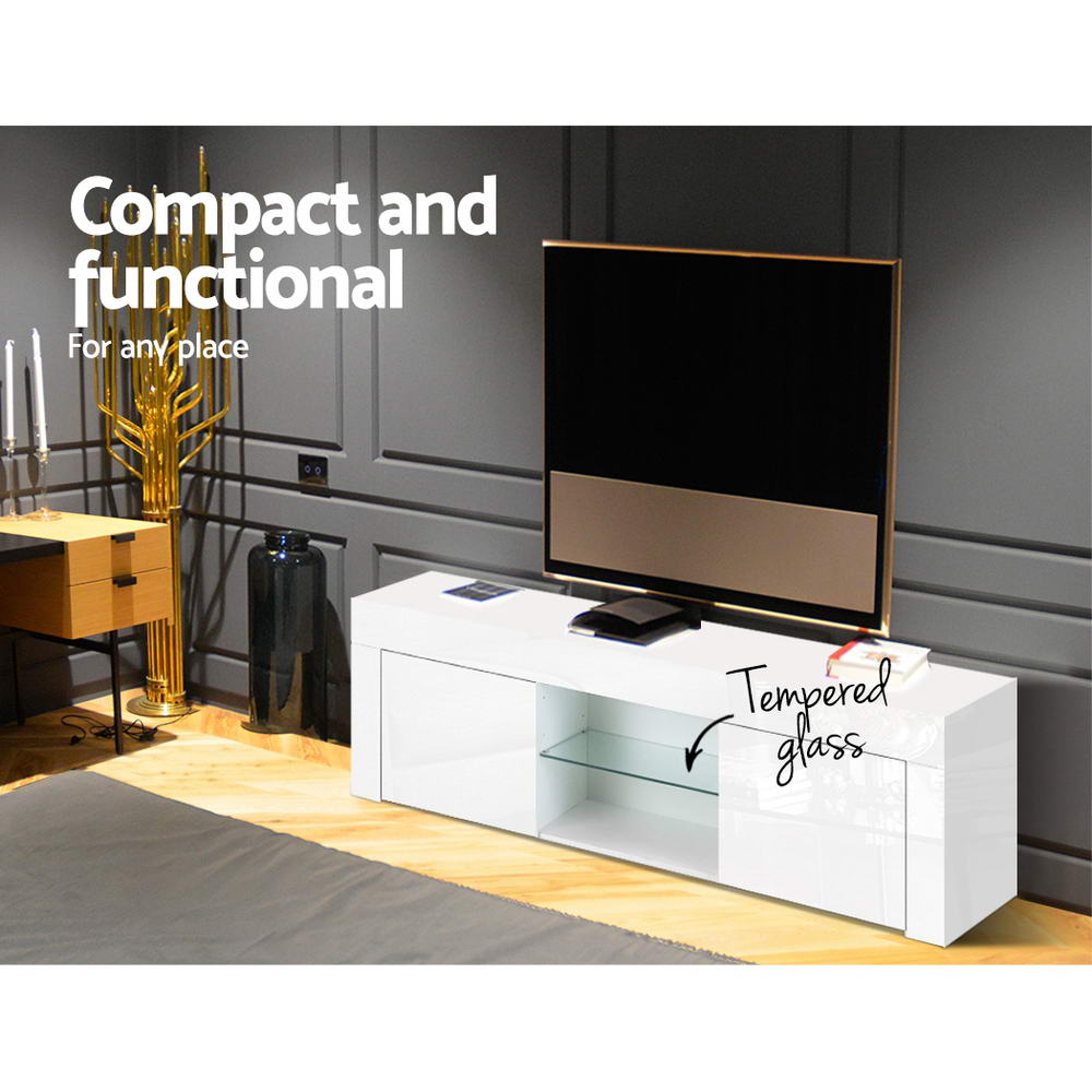 DSZ Product, feed-cond-new, feed-sl-DSZ Freight Payable, newArtiss Entertainment Unit Tv Cabinet 130Cm White Ivan - Premium Furniture > Living Room > TV Units from Artiss ! Shop Online Buy Now at S & D's Value Store Family Business Best Customer ServiceDSZ Product, feed-cond-new, feed-sl-DSZ Freight Payable, new