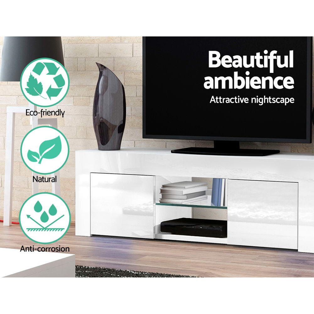 DSZ Product, feed-cond-new, feed-sl-DSZ Freight Payable, newArtiss Entertainment Unit Tv Cabinet 130Cm White Ivan - Premium Furniture > Living Room > TV Units from Artiss ! Shop Online Buy Now at S & D's Value Store Family Business Best Customer ServiceDSZ Product, feed-cond-new, feed-sl-DSZ Freight Payable, new