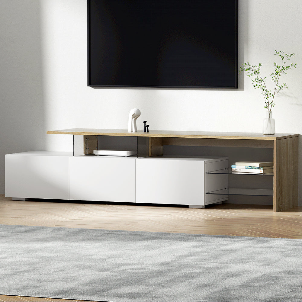 DSZ Product, feed-cond-new, feed-sl-DSZ Freight Payable, newArtiss Tv Cabinet Entertainment Unit 180Cm Wood White James - Premium Furniture > Living Room > TV Units from Artiss ! Shop Online Buy Now at S & D's Value Store Family Business Best Customer ServiceDSZ Product, feed-cond-new, feed-sl-DSZ Freight Payable, new