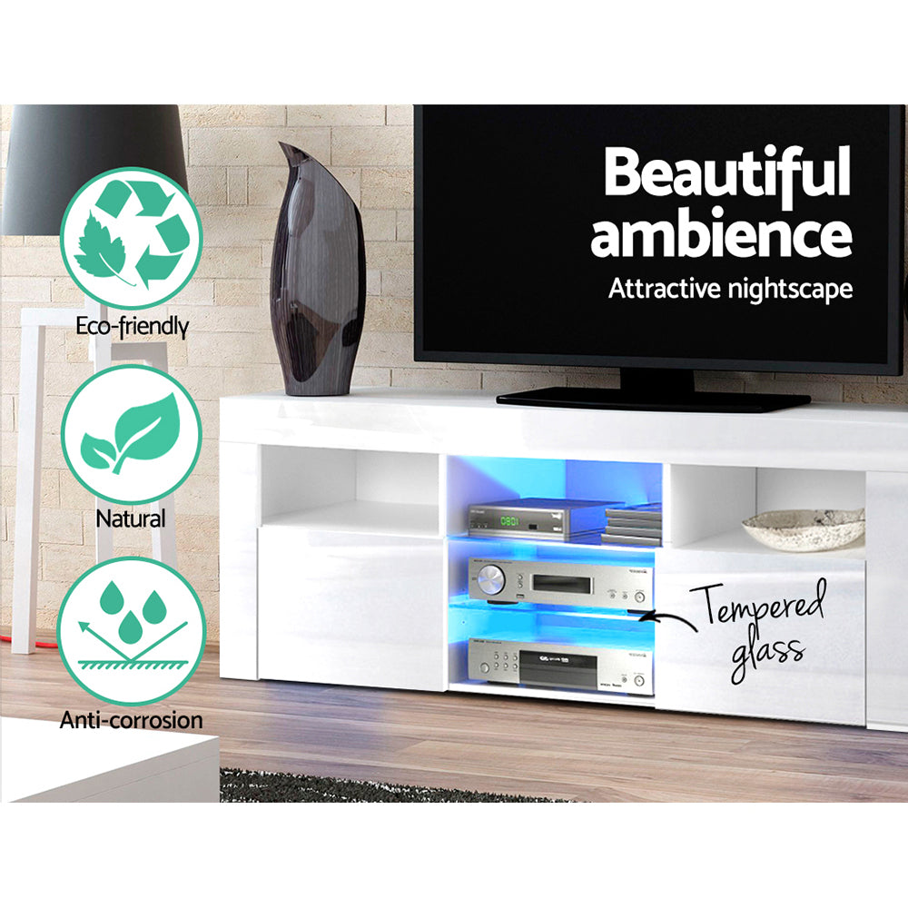 DSZ Product, feed-cond-new, feed-sl-DSZ Freight Payable, newArtiss Entertainment Unit Tv Cabinet Led 145Cm White Angus - Premium Furniture > Living Room > TV Units from Artiss ! Shop Online Buy Now at S & D's Value Store Family Business Best Customer ServiceDSZ Product, feed-cond-new, feed-sl-DSZ Freight Payable, new