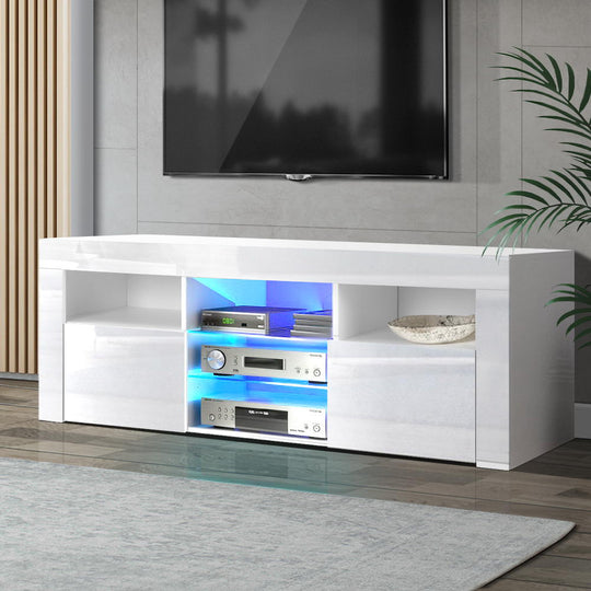 DSZ Product, feed-cond-new, feed-sl-DSZ Freight Payable, newArtiss Entertainment Unit Tv Cabinet Led 145Cm White Angus - Premium Furniture > Living Room > TV Units from Artiss ! Shop Online Buy Now at S & D's Value Store Family Business Best Customer ServiceDSZ Product, feed-cond-new, feed-sl-DSZ Freight Payable, new