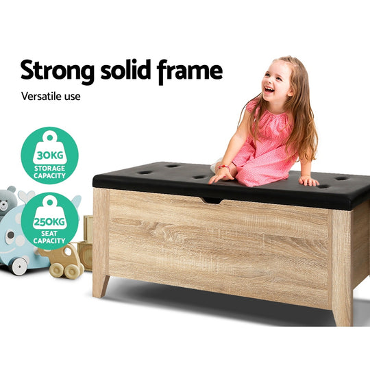 DSZ Product, feed-cond-new, feed-sl-DSZ Freight Payable, newArtiss Storage Ottoman Blanket Box Leather Oak - Premium Furniture > Living Room > Ottomans & Footstools from Artiss ! Shop Online Buy Now at S & D's Value Store Family Business Best Customer ServiceDSZ Product, feed-cond-new, feed-sl-DSZ Freight Payable, new