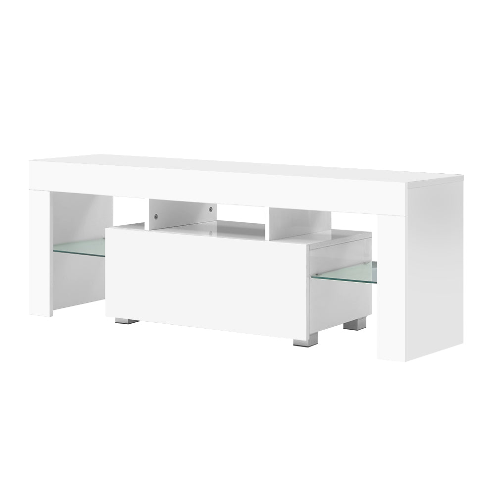 DSZ Product, feed-cond-new, feed-sl-DSZ Freight Payable, newArtiss Entertainment Unit Tv Cabinet Led 130Cm White Elo - Premium Furniture > Living Room > TV Units from Artiss ! Shop Online Buy Now at S & D's Value Store Family Business Best Customer ServiceDSZ Product, feed-cond-new, feed-sl-DSZ Freight Payable, new