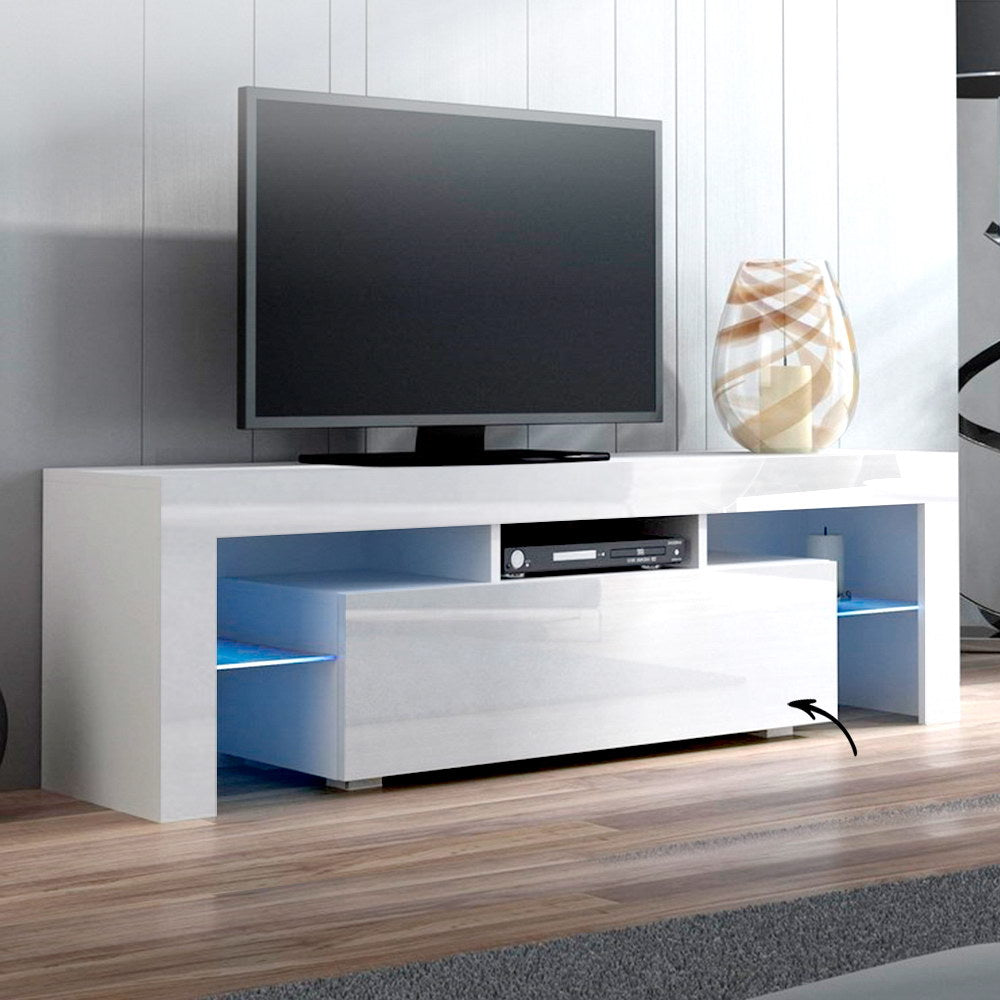 DSZ Product, feed-cond-new, feed-sl-DSZ Freight Payable, newArtiss Entertainment Unit Tv Cabinet Led 130Cm White Elo - Premium Furniture > Living Room > TV Units from Artiss ! Shop Online Buy Now at S & D's Value Store Family Business Best Customer ServiceDSZ Product, feed-cond-new, feed-sl-DSZ Freight Payable, new