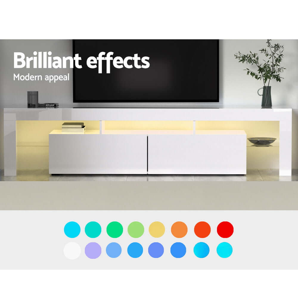 DSZ Product, feed-cond-new, feed-sl-DSZ Freight Payable, newArtiss Entertainment Unit Tv Cabinet Led 189Cm White Elo - Premium Furniture > Living Room > TV Units from Artiss ! Shop Online Buy Now at S & D's Value Store Family Business Best Customer ServiceDSZ Product, feed-cond-new, feed-sl-DSZ Freight Payable, new