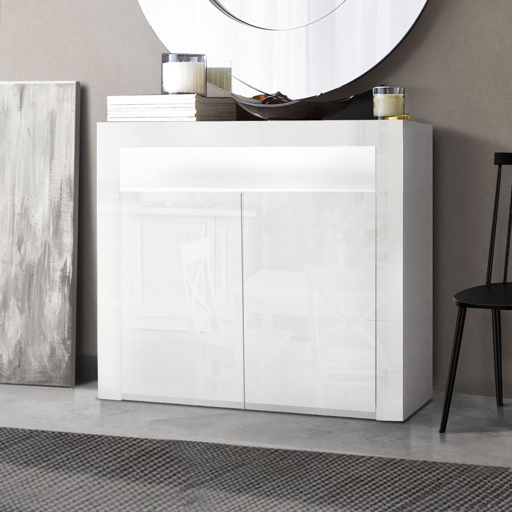 Artiss Buffet Sideboard LED - ARNO White