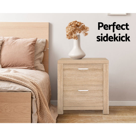 DSZ Product, feed-cond-new, feed-sl-DSZ Freight Payable, newArtiss Bedside Table 2 Drawers - Maxi Pine - Premium Furniture > Bedroom > Bedside Tables from Artiss ! Shop Online Buy Now at S & D's Value Store Family Business Best Customer ServiceDSZ Product, feed-cond-new, feed-sl-DSZ Freight Payable, new