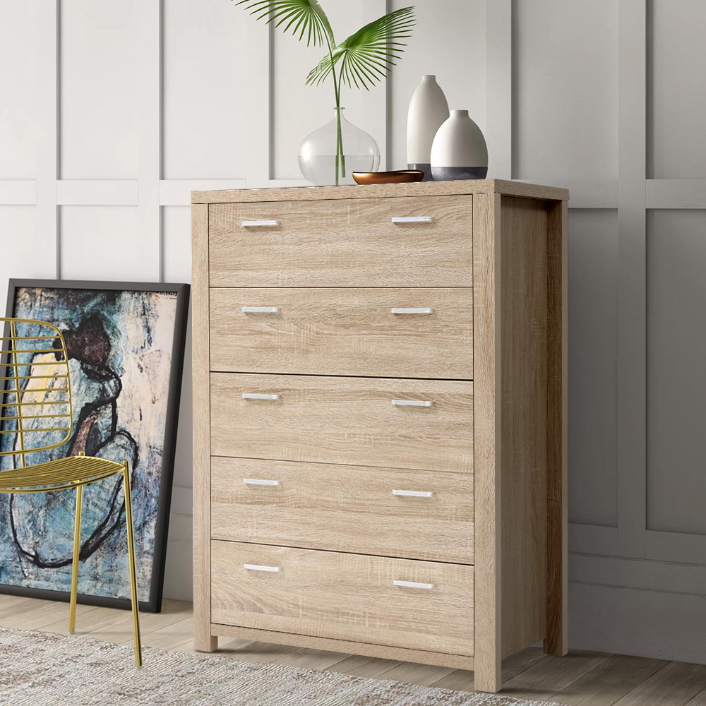 DSZ Product, feed-cond-new, feed-sl-DSZ Freight Payable, newArtiss 5 Chest Of Drawers - Maxi Pine - Premium Furniture > Bedroom > Dressers from Artiss ! Shop Online Buy Now at S & D's Value Store Family Business Best Customer ServiceDSZ Product, feed-cond-new, feed-sl-DSZ Freight Payable, new