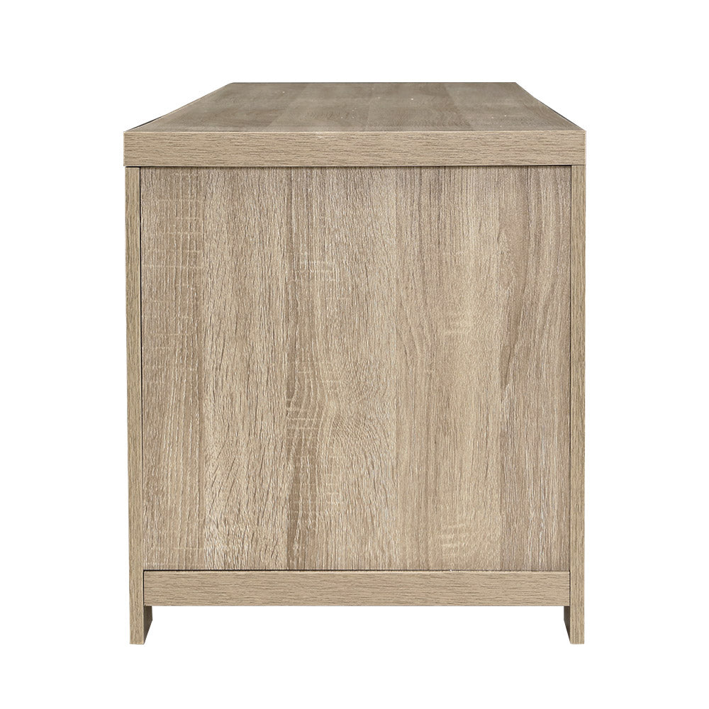 Artiss 160cm TV Cabinet in pine finish, showcasing contemporary design and high-quality craftsmanship.