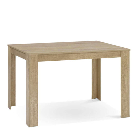 Artiss NATU 4-seater rectangular oak dining table with natural wood grain finish.