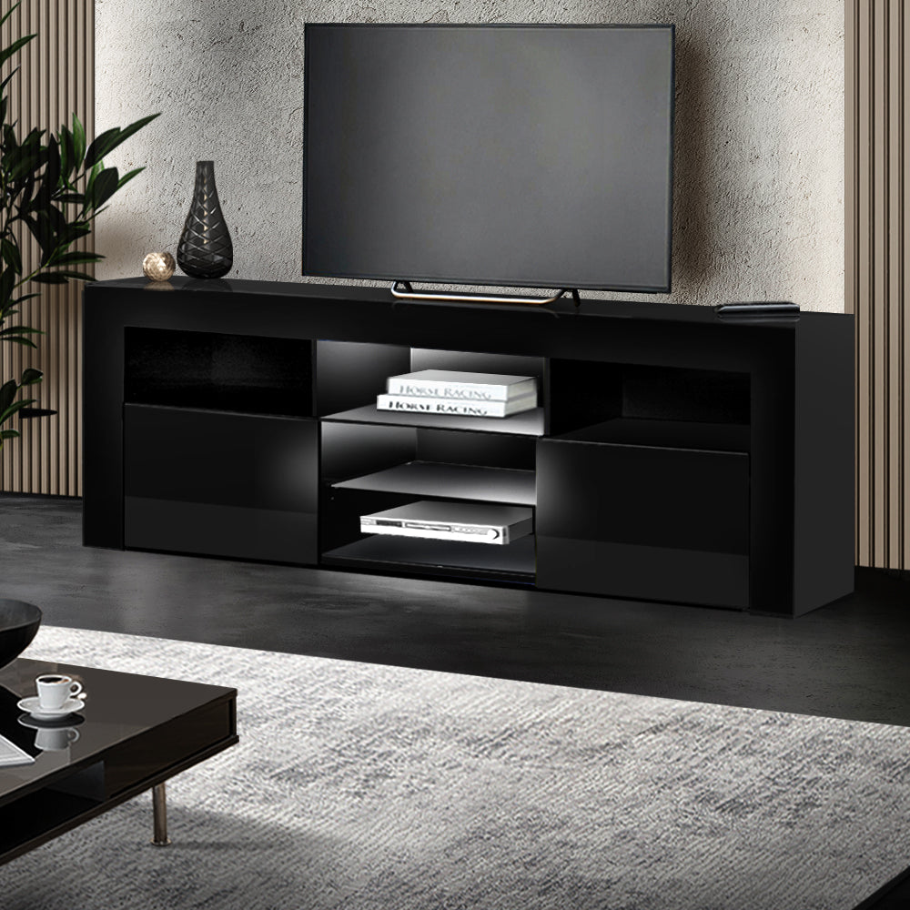 DSZ Product, feed-cond-new, feed-sl-DSZ Freight Payable, newArtiss Entertainment Unit Tv Cabinet Led 160Cm Black Bobi - Premium Furniture > Living Room > TV Units from Artiss ! Shop Online Buy Now at S & D's Value Store Family Business Best Customer ServiceDSZ Product, feed-cond-new, feed-sl-DSZ Freight Payable, new