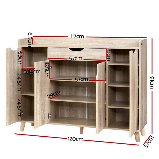 DSZ Product, feed-cond-new, feed-sl-DSZ Freight Payable, newArtiss Shoe Rack Cabinet 26 Pairs Adjustable Pine Cissy - Premium Furniture > Living Room > Shoe Storage from Artiss ! Shop Online Buy Now at S & D's Value Store Family Business Best Customer ServiceDSZ Product, feed-cond-new, feed-sl-DSZ Freight Payable, new