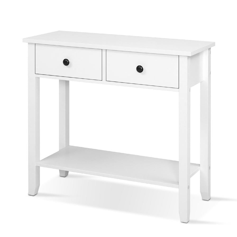 DSZ Product, feed-cond-new, feed-sl-DSZ Freight Payable, newArtiss Console Table 2 Drawers 80Cm White Chole - Premium Furniture > Office > Desks from Artiss ! Shop Online Buy Now at S & D's Value Store Family Business Best Customer ServiceDSZ Product, feed-cond-new, feed-sl-DSZ Freight Payable, new