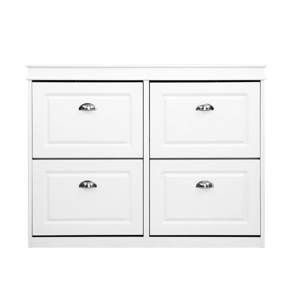 DSZ Product, feed-cond-new, feed-sl-DSZ Freight Payable, newArtiss Shoe Rack Cabinet 24 Pairs 4 - Tier White Paul - Premium Furniture > Living Room > Shoe Storage from Artiss ! Shop Online Buy Now at S & D's Value Store Family Business Best Customer ServiceDSZ Product, feed-cond-new, feed-sl-DSZ Freight Payable, new