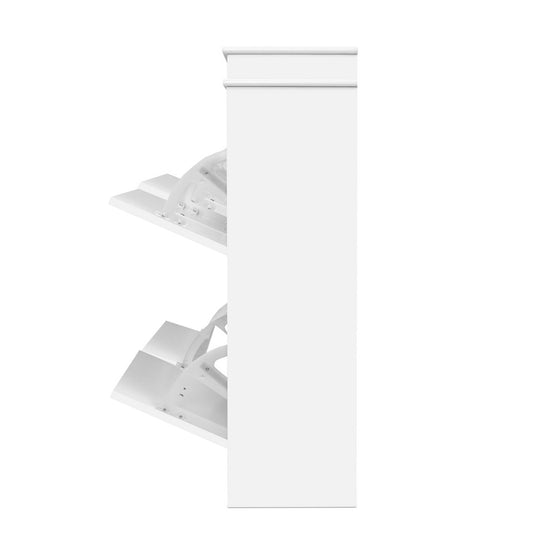 DSZ Product, feed-cond-new, feed-sl-DSZ Freight Payable, newArtiss Shoe Rack Cabinet 24 Pairs 4 - Tier White Paul - Premium Furniture > Living Room > Shoe Storage from Artiss ! Shop Online Buy Now at S & D's Value Store Family Business Best Customer ServiceDSZ Product, feed-cond-new, feed-sl-DSZ Freight Payable, new