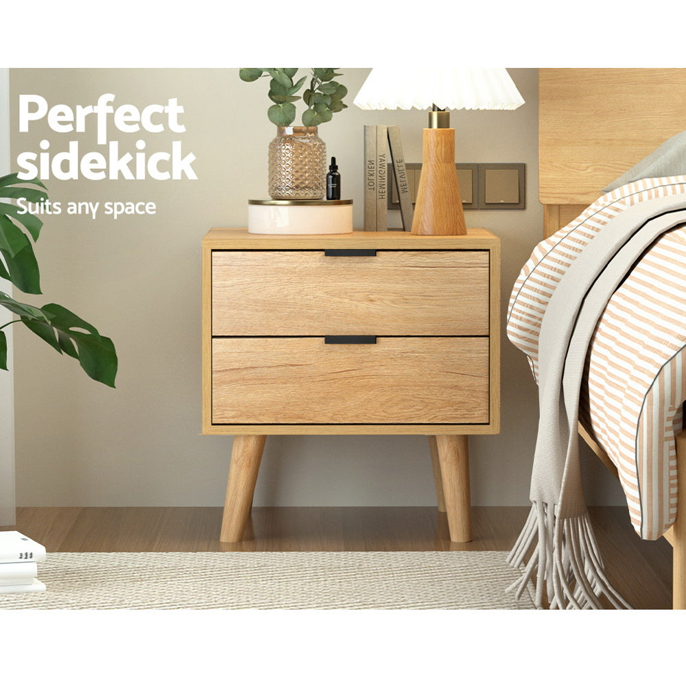 DSZ Product, feed-cond-new, feed-sl-DSZ Freight Payable, newArtiss Bedside Table 2 Drawers - Pine - Premium Furniture > Bedroom > Bedside Tables from Artiss ! Shop Online Buy Now at S & D's Value Store Family Business Best Customer ServiceDSZ Product, feed-cond-new, feed-sl-DSZ Freight Payable, new