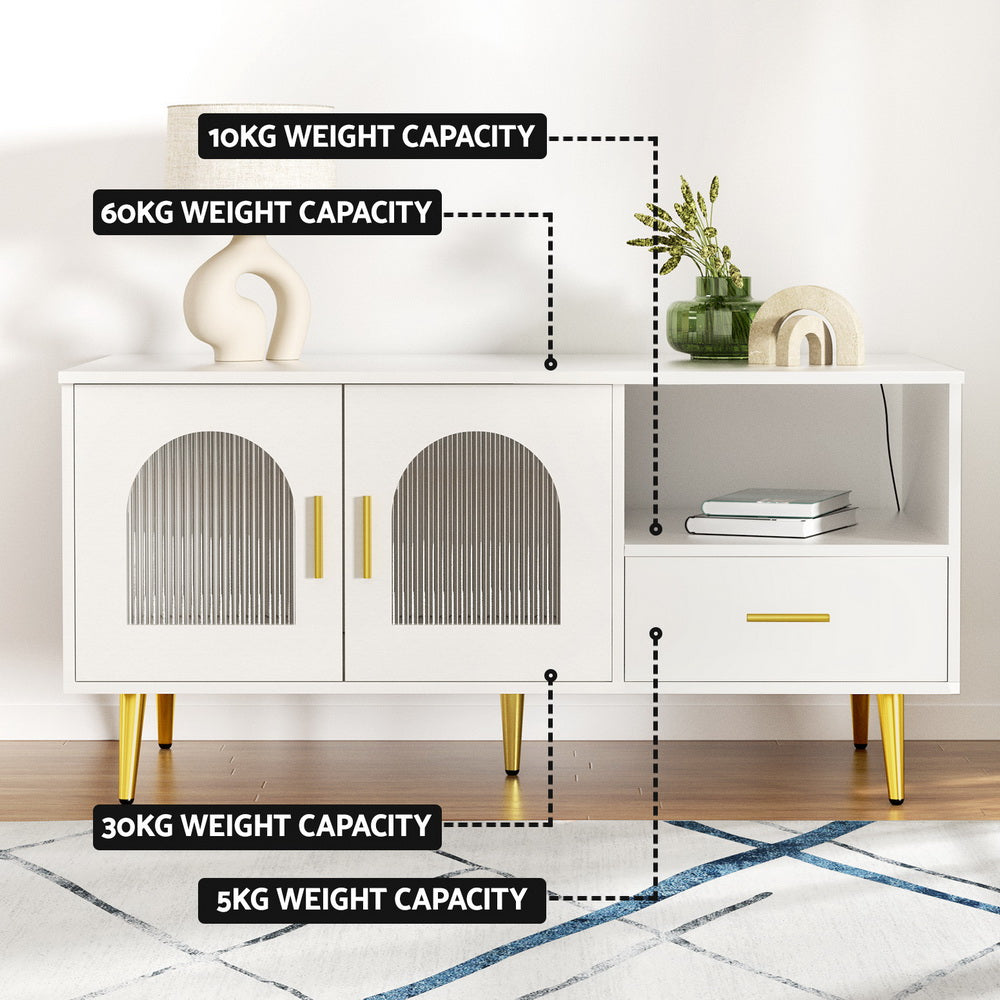 DSZ Product, feed-cond-new, feed-sl-DSZ Freight Payable, newArtiss Led Coffee Table Shelf Drawer Storage White - Premium Furniture > Living Room > Coffee Tables from Artiss ! Shop Online Buy Now at S & D's Value Store Family Business Best Customer ServiceDSZ Product, feed-cond-new, feed-sl-DSZ Freight Payable, new