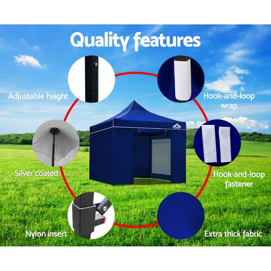 camping, DSZ Product, feed-cond-new, feed-sl-DSZ Freight Payable, new, value tentsInstahut Gazebo 3 X 3 Pop Up Marquee Folding Tent Wedding Gazebos Camping Outdoor Shade Canopy Blue - Premium Home & Garden > Shading > Canopies & Gazebos from Instahut ! Shop Online Buy Now at S & D's Value Store Family Business Best Customer Servicecamping, DSZ Product, feed-cond-new, feed-sl-DSZ Freight Payable, new, value tents