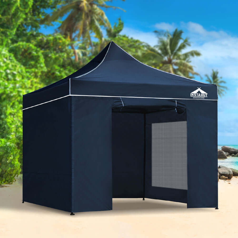 camping, DSZ Product, feed-cond-new, feed-sl-DSZ Freight Payable, new, value tentsInstahut Gazebo Pop Up Marquee 3 X 3M Folding Wedding Tent Gazebos Shade Navy - Premium Home & Garden > Shading > Canopies & Gazebos from Instahut ! Shop Online Buy Now at S & D's Value Store Family Business Best Customer Servicecamping, DSZ Product, feed-cond-new, feed-sl-DSZ Freight Payable, new, value tents