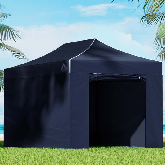 camping, DSZ Product, feed-cond-new, feed-sl-DSZ Freight Payable, new, value tentsInstahut Gazebo 3 X 4.5 Pop Up Marquee Folding Tent Wedding Gazebos Camping Outdoor Shade Canopy Navy - Premium Home & Garden > Shading > Canopies & Gazebos from Instahut ! Shop Online Buy Now at S & D's Value Store Family Business Best Customer Servicecamping, DSZ Product, feed-cond-new, feed-sl-DSZ Freight Payable, new, value tents