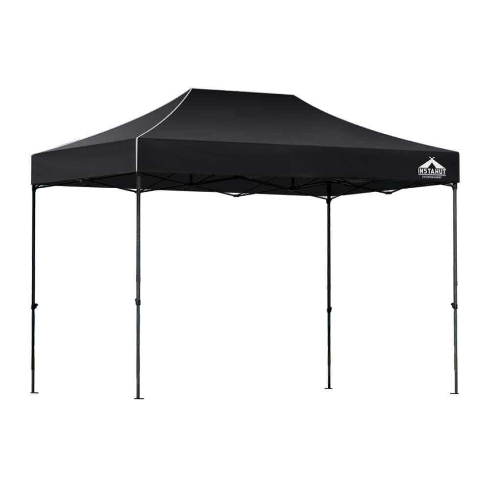 DSZ Product, feed-cond-new, feed-sl-DSZ Freight Payable, newInstahut Gazebo Pop Up 3 X 4.5M W/Base Podx4 Marquee Folding Outdoor Wedding Camping Tent Shade Canopy Black - Premium Home & Garden > Shading > Canopies & Gazebos from Instahut ! Shop Online Buy Now at S & D's Value Store Family Business Best Customer ServiceDSZ Product, feed-cond-new, feed-sl-DSZ Freight Payable, new