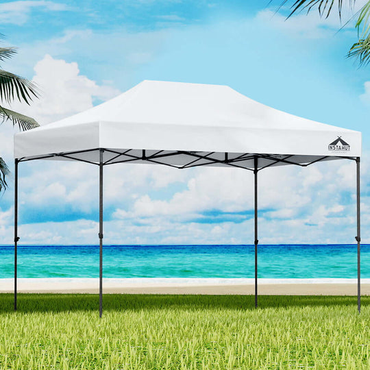 DSZ Product, feed-cond-new, feed-sl-DSZ Freight Payable, newInstahut Gazebo Pop Up 3 X 4.5M W/Base Podx4 Marquee Folding Outdoor Wedding Camping Tent Shade Canopy White - Premium Home & Garden > Shading > Canopies & Gazebos from Instahut ! Shop Online Buy Now at S & D's Value Store Family Business Best Customer ServiceDSZ Product, feed-cond-new, feed-sl-DSZ Freight Payable, new