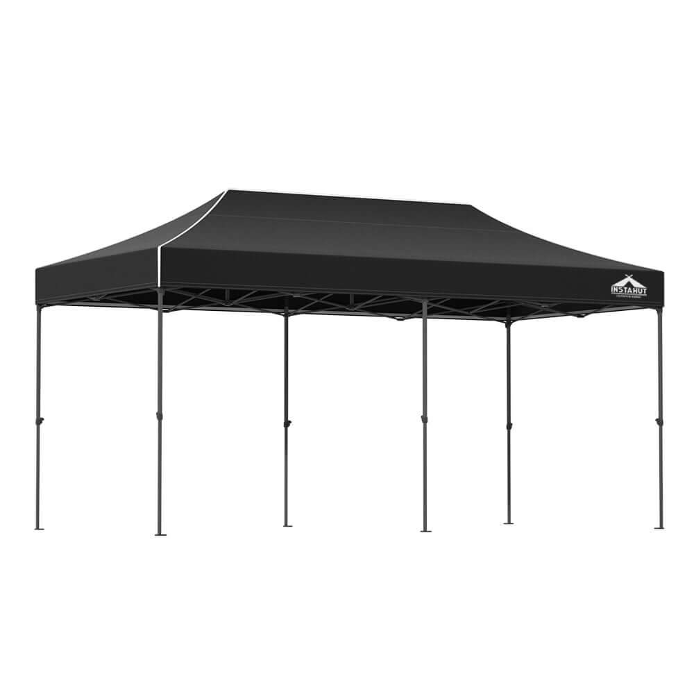 DSZ Product, feed-cond-new, feed-sl-DSZ Freight Payable, newInstahut Gazebo Pop Up Marquee 3 X 6M Folding Tent Wedding Outdoor Camping Canopy Gazebos Shade Black - Premium Home & Garden > Shading > Canopies & Gazebos from Instahut ! Shop Online Buy Now at S & D's Value Store Family Business Best Customer ServiceDSZ Product, feed-cond-new, feed-sl-DSZ Freight Payable, new