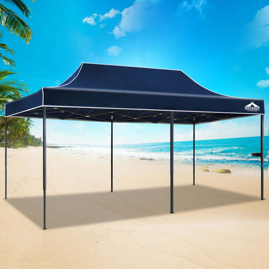 DSZ Product, feed-cond-new, feed-sl-DSZ Freight Payable, newInstahut Gazebo Pop Up Marquee 3 X 6M Folding Tent Wedding Outdoor Camping Canopy Gazebos Shade Navy - Premium Home & Garden > Shading > Canopies & Gazebos from Instahut ! Shop Online Buy Now at S & D's Value Store Family Business Best Customer ServiceDSZ Product, feed-cond-new, feed-sl-DSZ Freight Payable, new