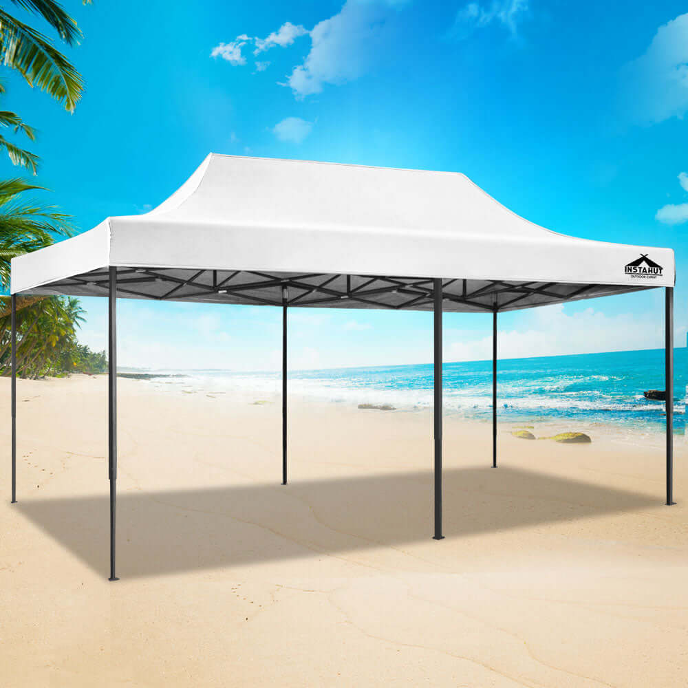 DSZ Product, feed-cond-new, feed-sl-DSZ Freight Payable, newInstahut Gazebo Pop Up Marquee 3 X 6M Folding Tent Wedding Outdoor Camping Canopy Gazebos Shade White - Premium Home & Garden > Shading > Canopies & Gazebos from Instahut ! Shop Online Buy Now at S & D's Value Store Family Business Best Customer ServiceDSZ Product, feed-cond-new, feed-sl-DSZ Freight Payable, new