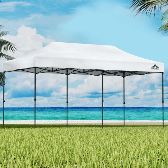 DSZ Product, feed-cond-new, feed-sl-DSZ Freight Payable, newInstahut Gazebo Pop Up Marquee 3 X 6M Folding Tent Wedding Outdoor Camping Canopy Gazebos Shade White - Premium Home & Garden > Shading > Canopies & Gazebos from Instahut ! Shop Online Buy Now at S & D's Value Store Family Business Best Customer ServiceDSZ Product, feed-cond-new, feed-sl-DSZ Freight Payable, new