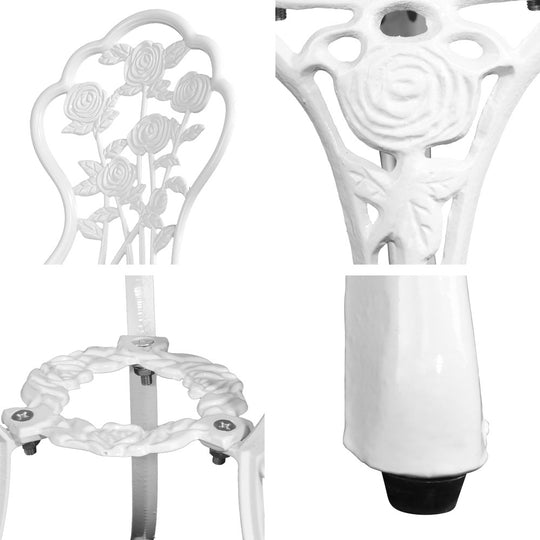 DSZ Product, feed-cond-new, feed-sl-DSZ Freight Payable, newGardeon 3Pc Outdoor Setting Bistro Set Chairs Table Cast Aluminum Patio Furniture Rose White - Premium Furniture > Outdoor > Outdoor Chairs from Gardeon ! Shop Online Buy Now at S & D's Value Store Family Business Best Customer ServiceDSZ Product, feed-cond-new, feed-sl-DSZ Freight Payable, new